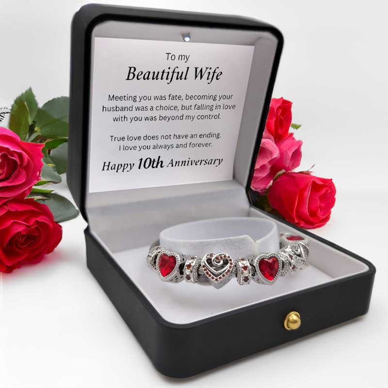 To my Wife - Anniversary Bracelet by Year