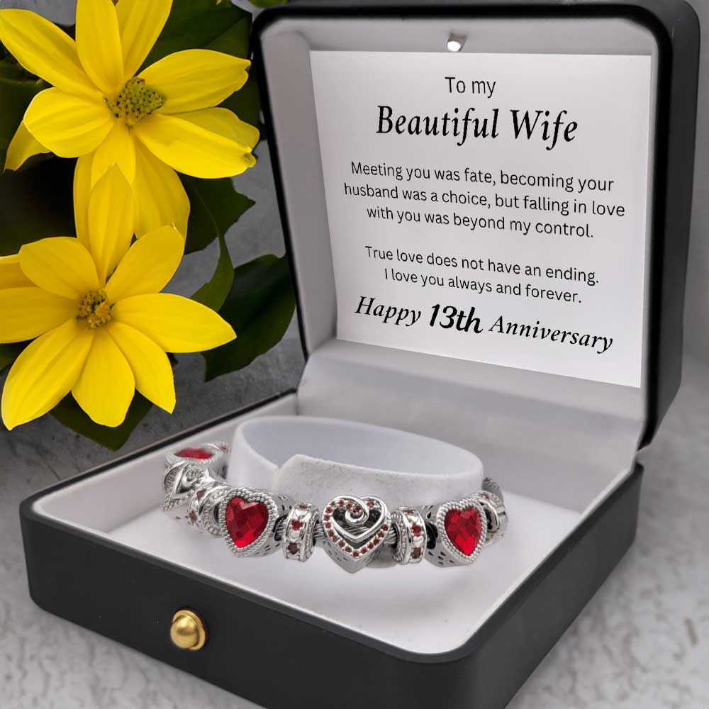 To my Wife - Anniversary Bracelet by Year