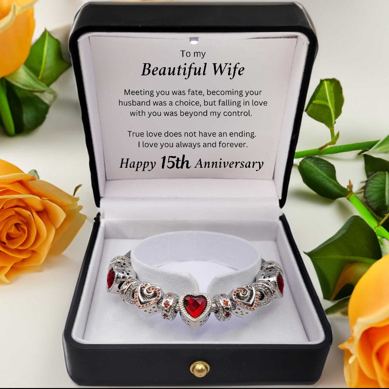 To my Wife - Anniversary Bracelet by Year