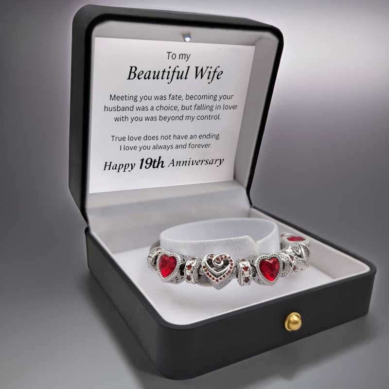 To my Wife - Anniversary Bracelet by Year