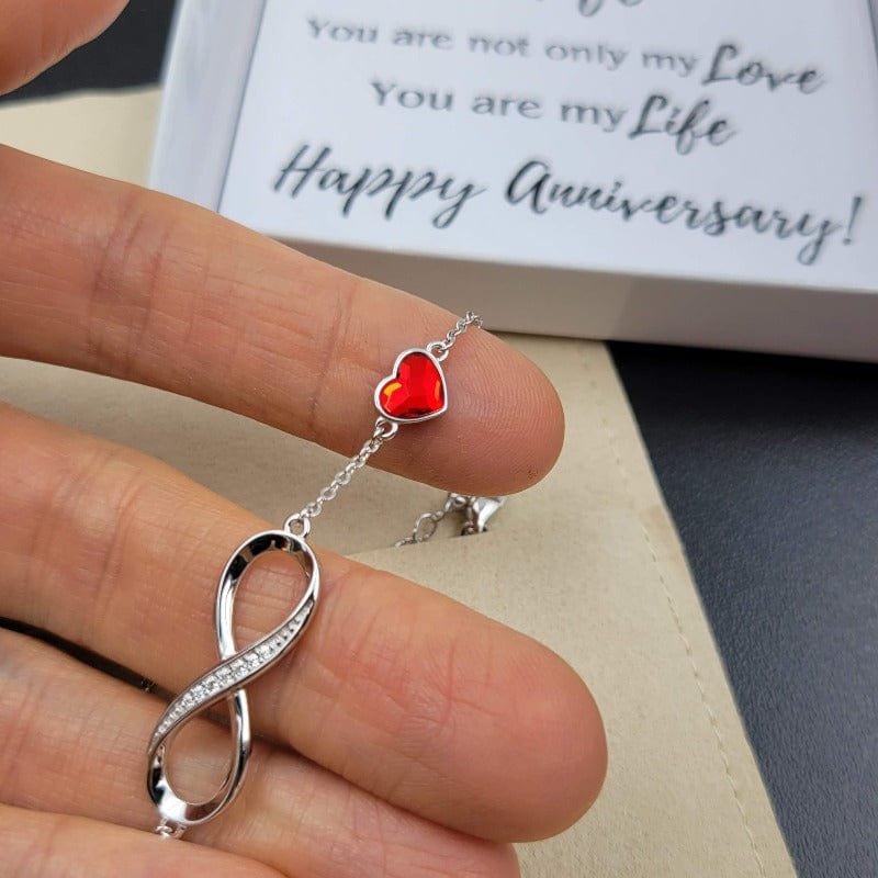 My Beautiful Wife - Sterling Silver Anniversary Bracelet