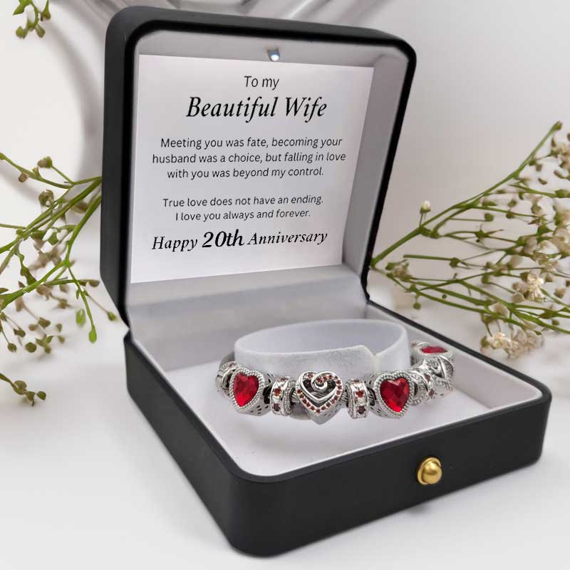 To my Wife - Anniversary Bracelet by Year