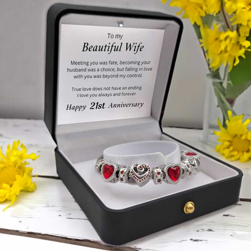 To my Wife - Anniversary Bracelet by Year