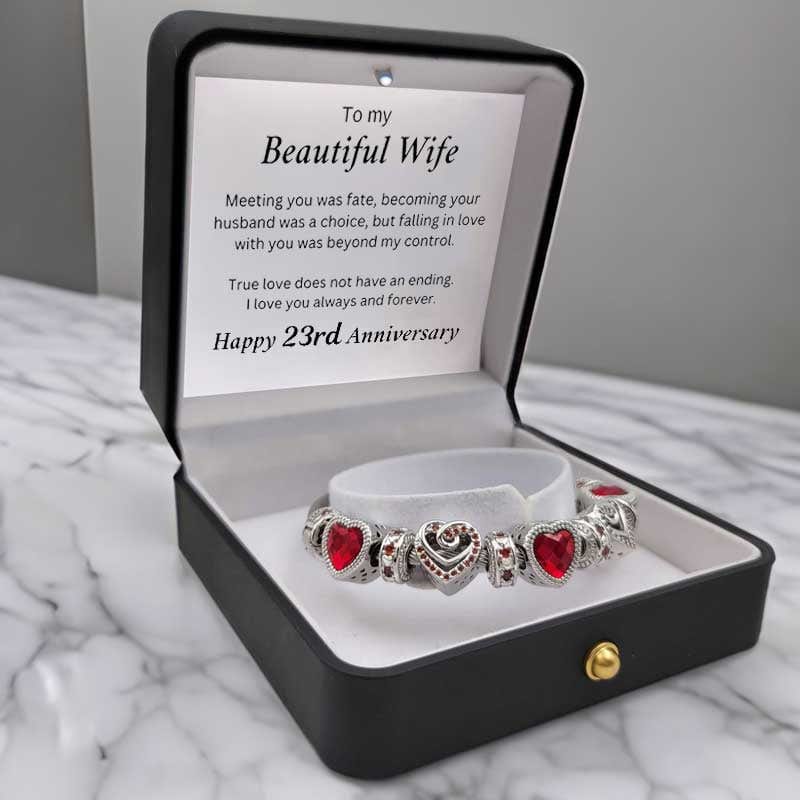 To my Wife - Anniversary Bracelet by Year