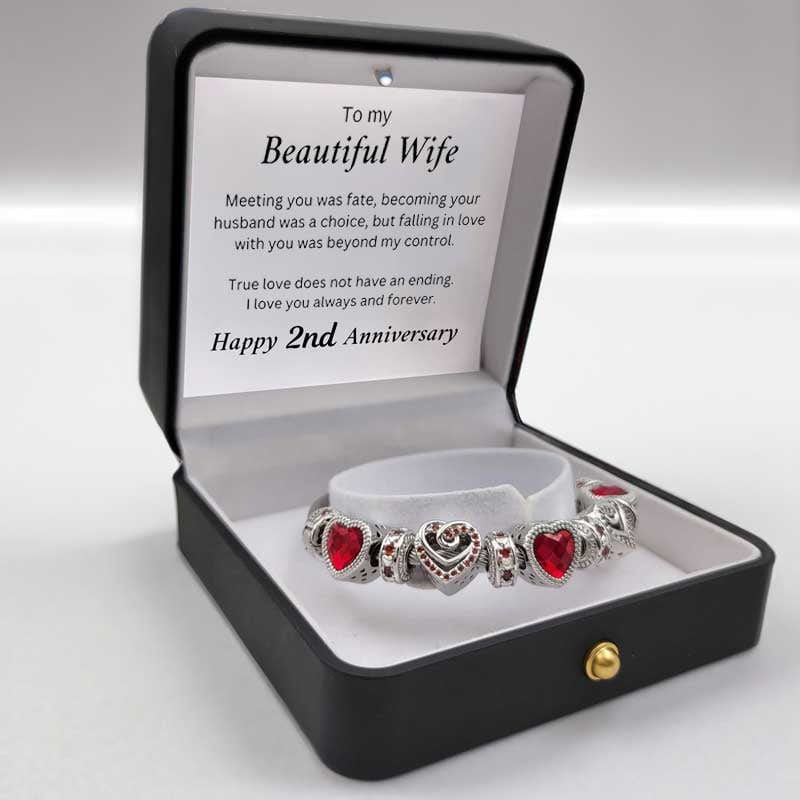 To my Wife - Anniversary Bracelet by Year