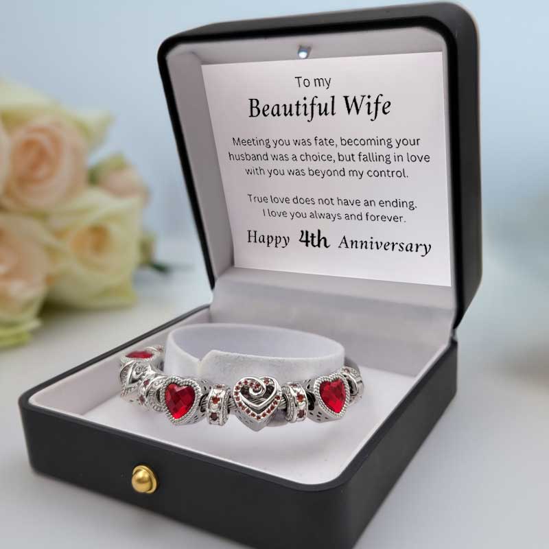 To my Wife - Anniversary Bracelet by Year