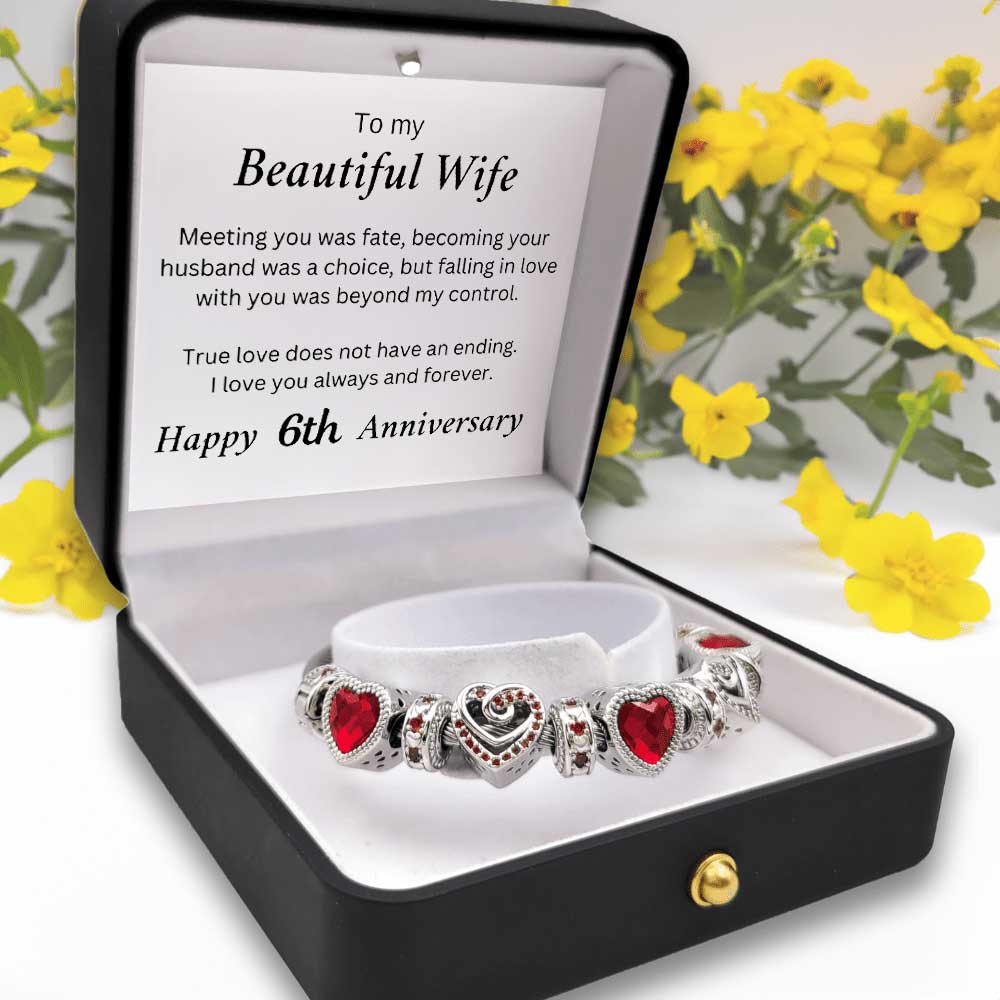 To my Wife - Anniversary Bracelet by Year
