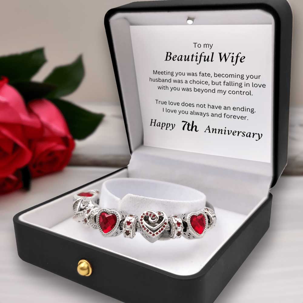 To my Wife - Anniversary Bracelet by Year