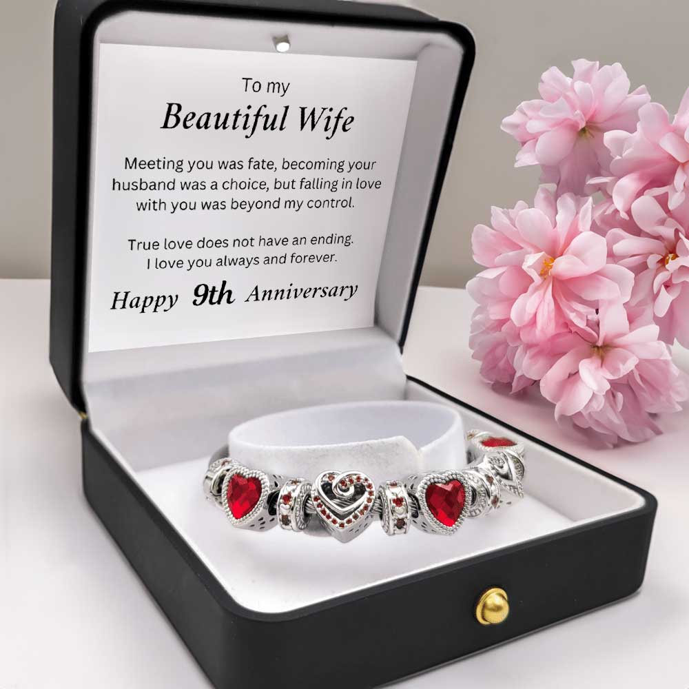 To my Wife - Anniversary Bracelet by Year
