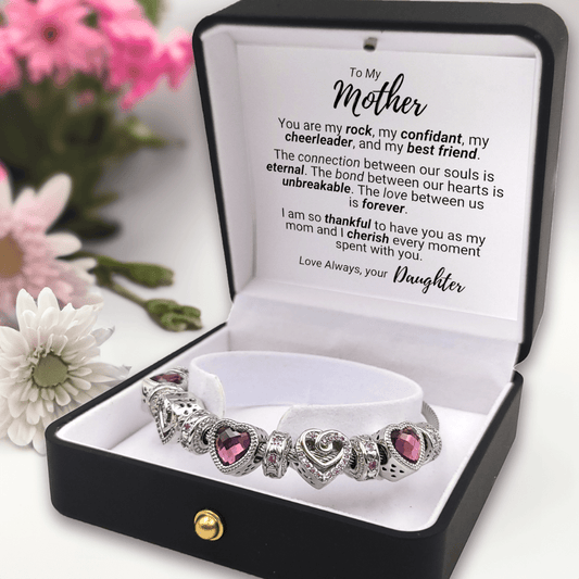 To My Mother From Daughter - Forever Love Bracelet