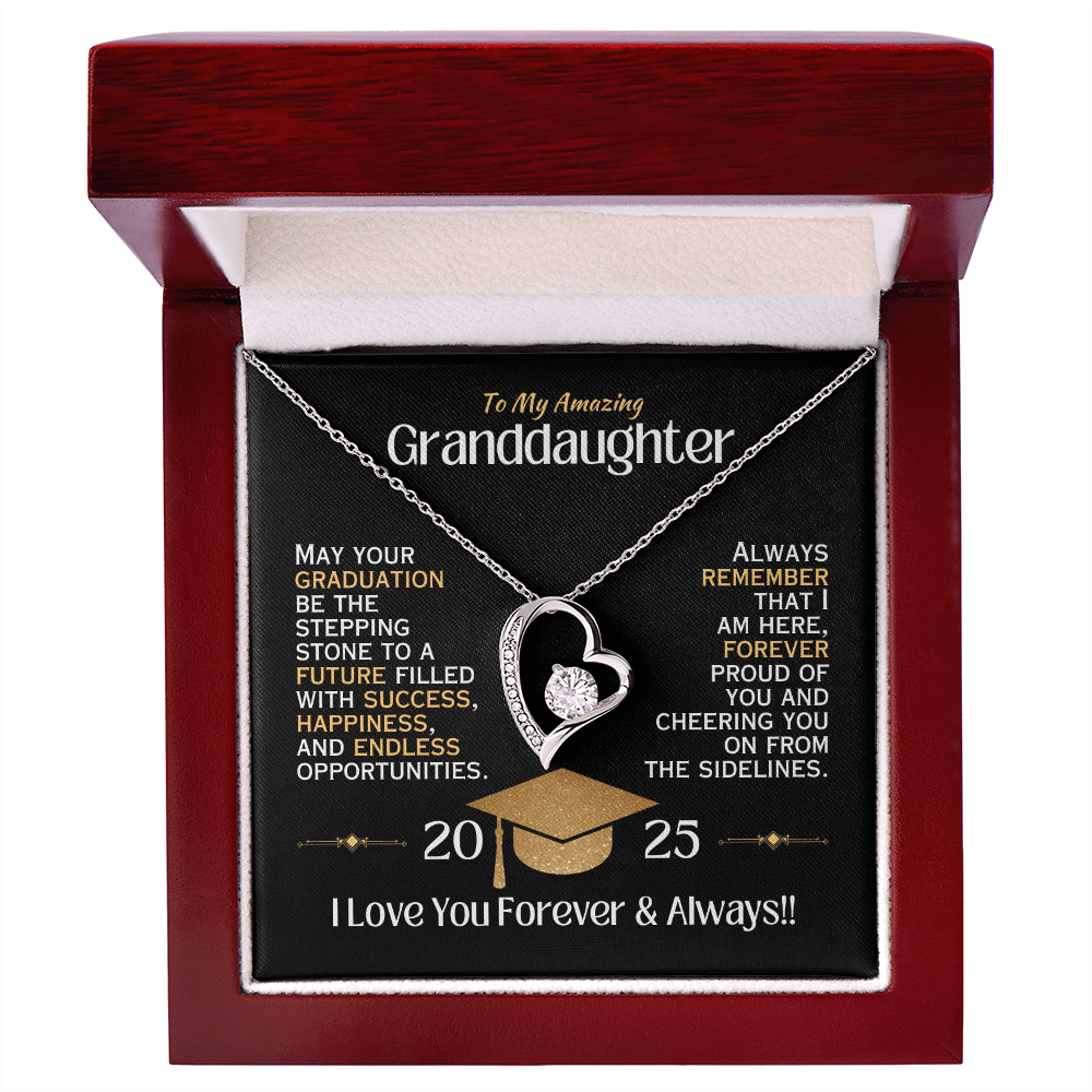 My Amazing Granddaughter - Graduation Necklace - 2025