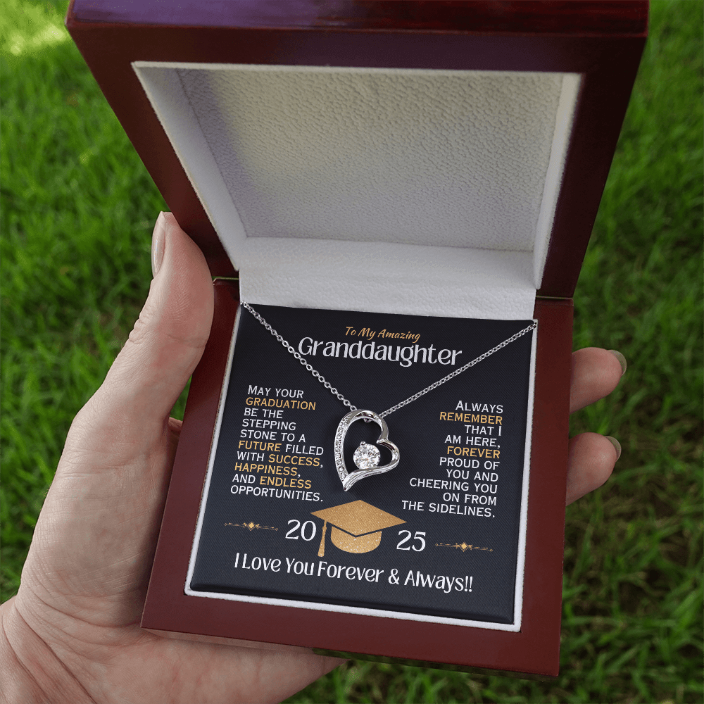 My Amazing Granddaughter - Graduation Necklace - 2025