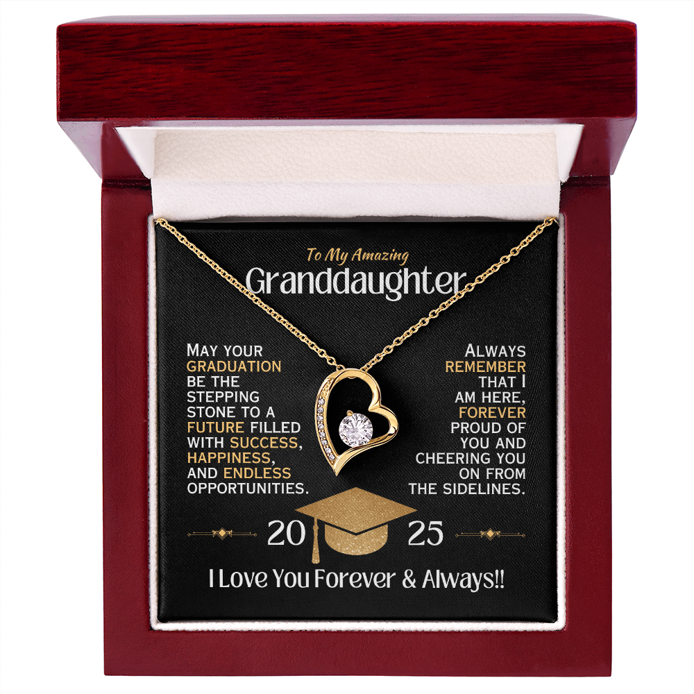 My Amazing Granddaughter - Graduation Necklace - 2025