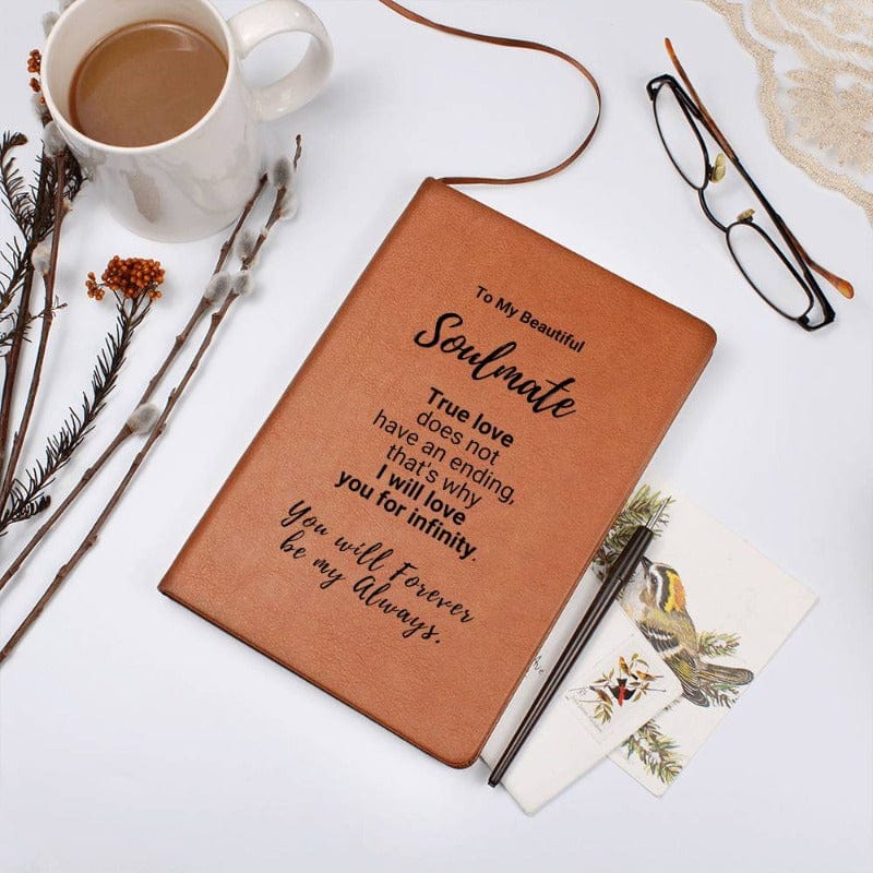 Infinite Love - Leather Journal - Soulmate