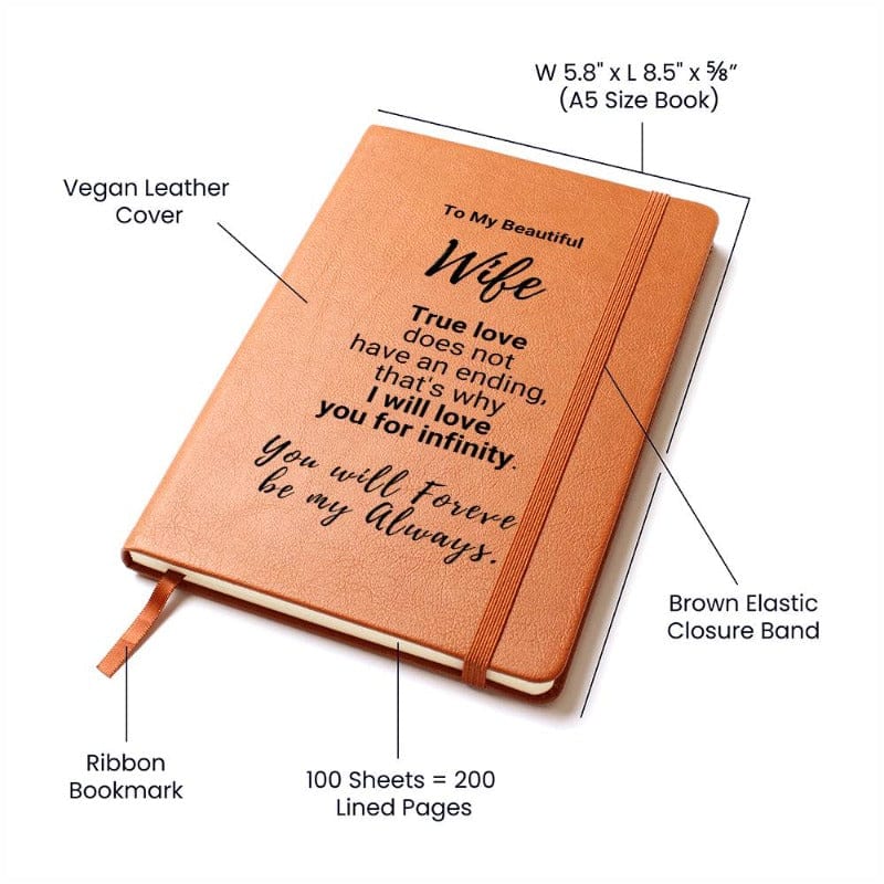 Infinite Love - Leather Journal