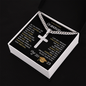 My Brilliant Grandson - Personalized Graduation Cross Necklace - 2025