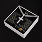 My Brilliant Son - Personalized Graduation Cross Necklace - 2025