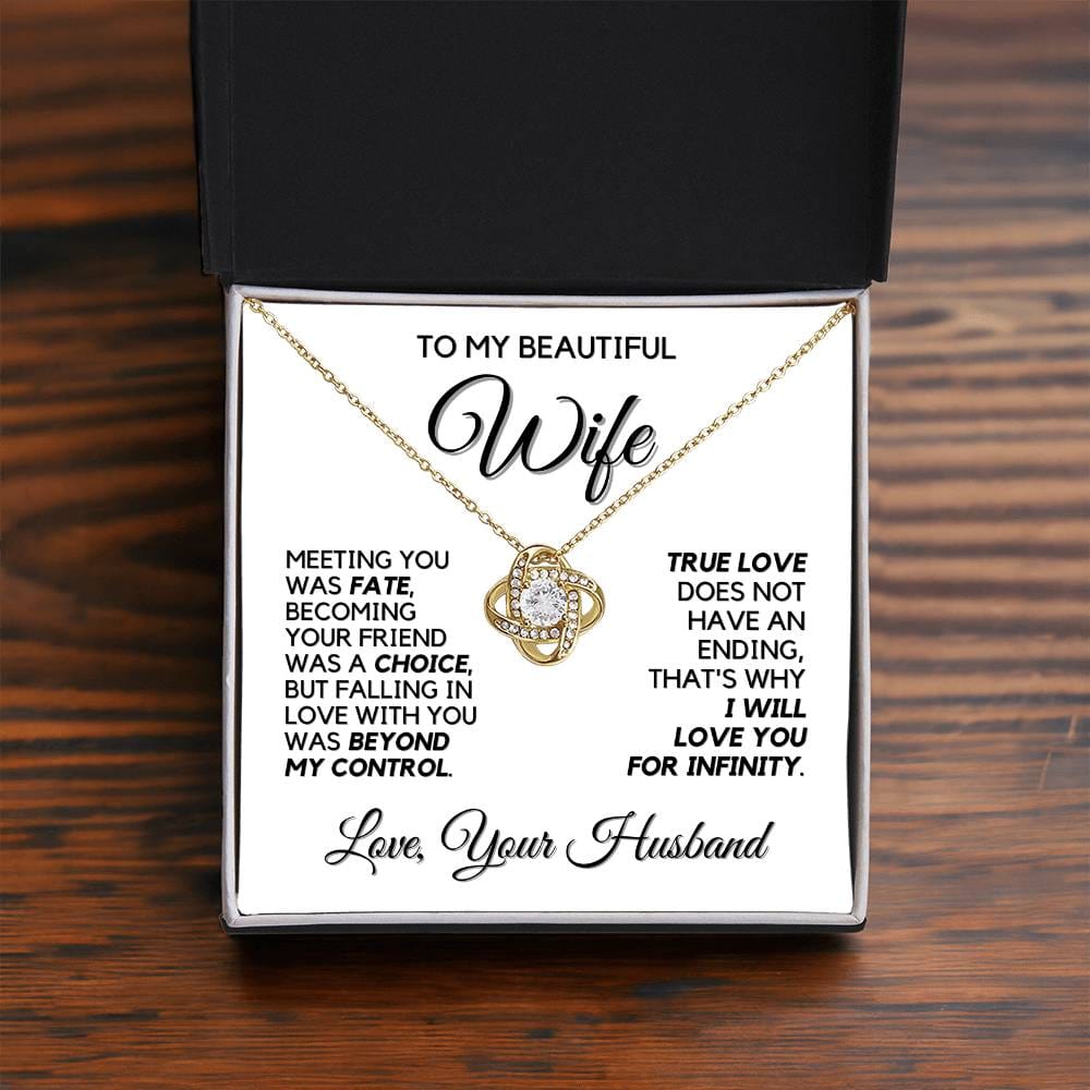 To My Wife - Infinite Love - Necklace