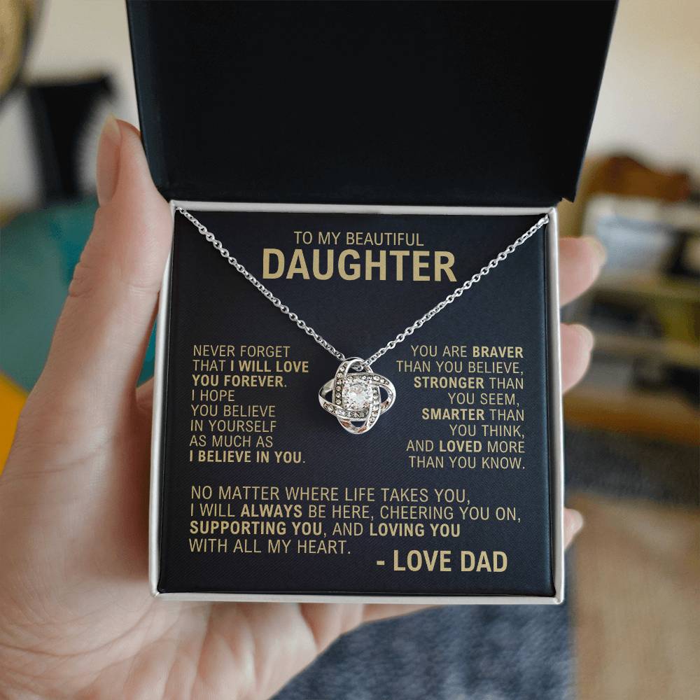 To My Daughter - Forever Love - Necklace