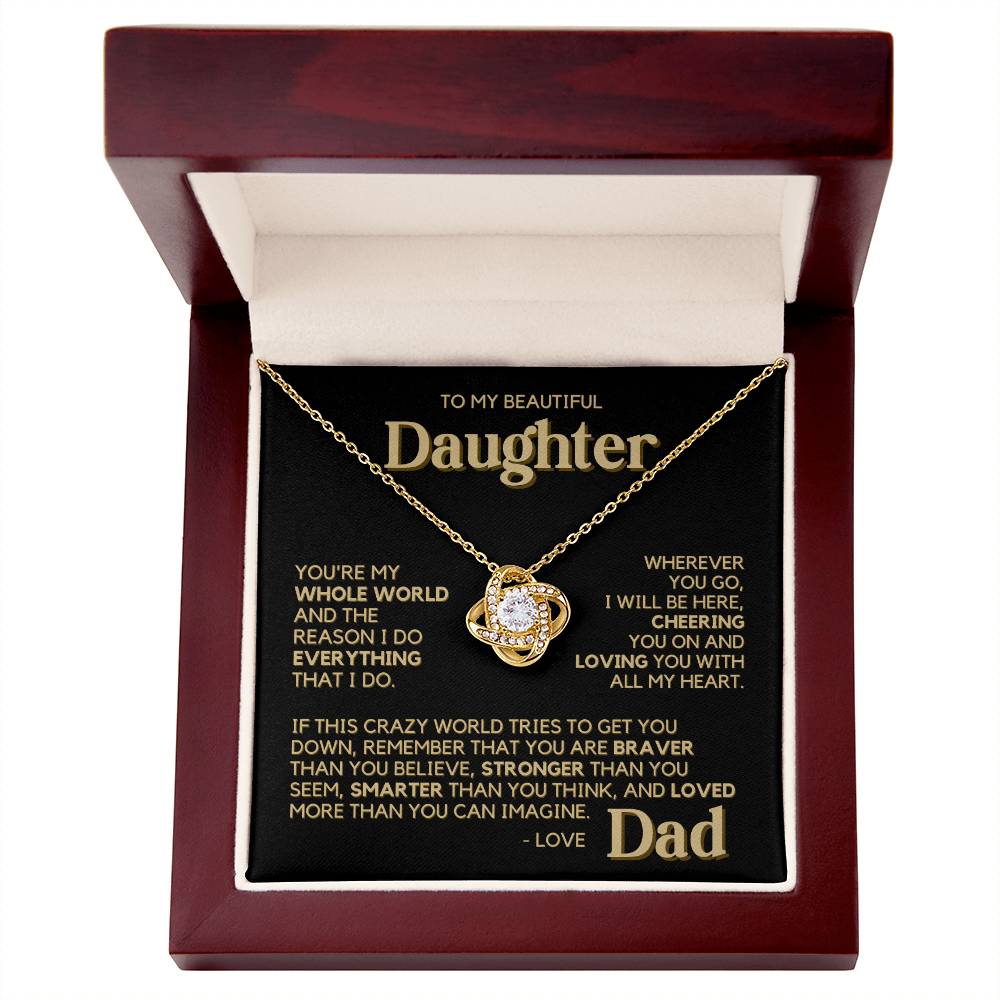 To My Daughter - My Whole World - Necklace