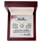 To My Mother - My Best Friend - Yellow Gold Necklace with Luxury LED box