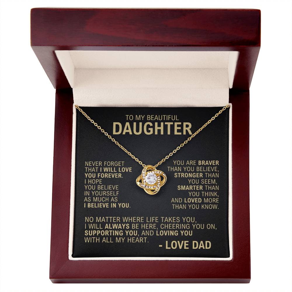 To My Daughter - Forever Love - Necklace