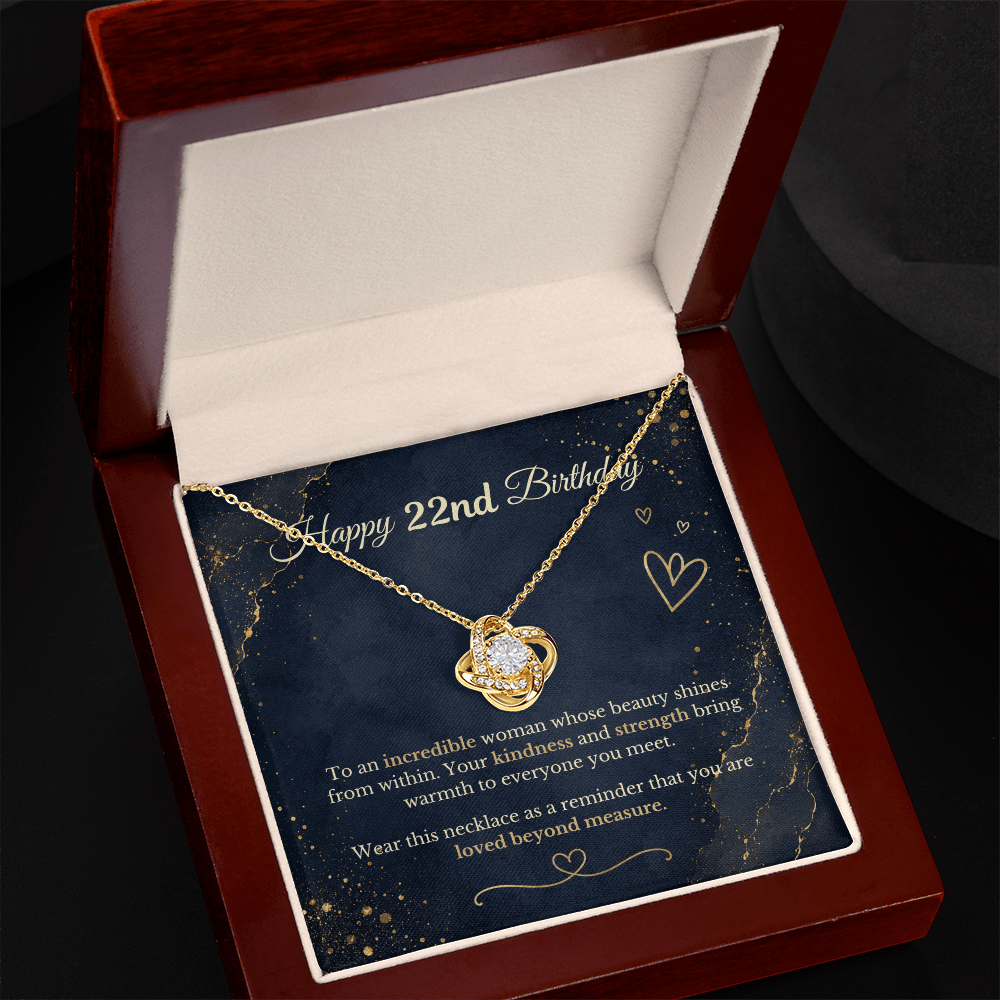Happy 22nd Birthday Necklace