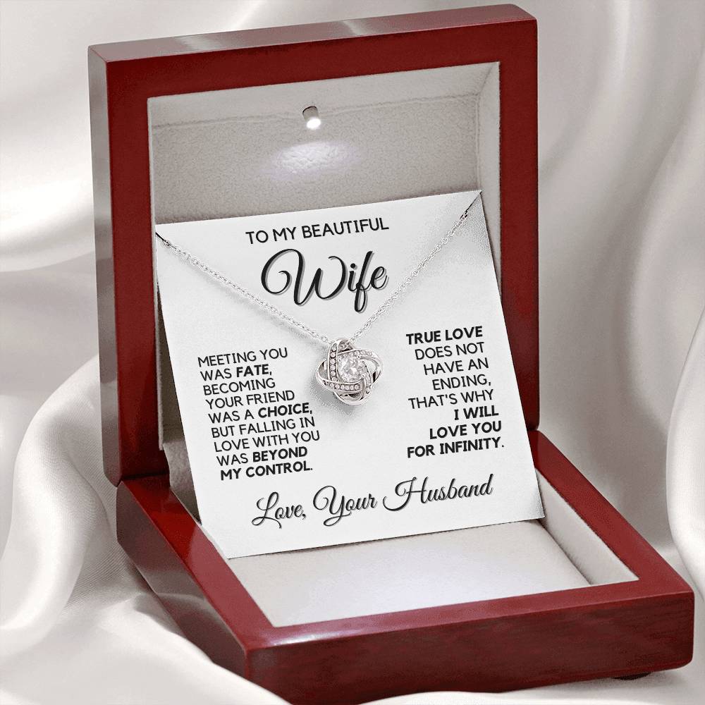 To My Wife - Infinite Love - Necklace