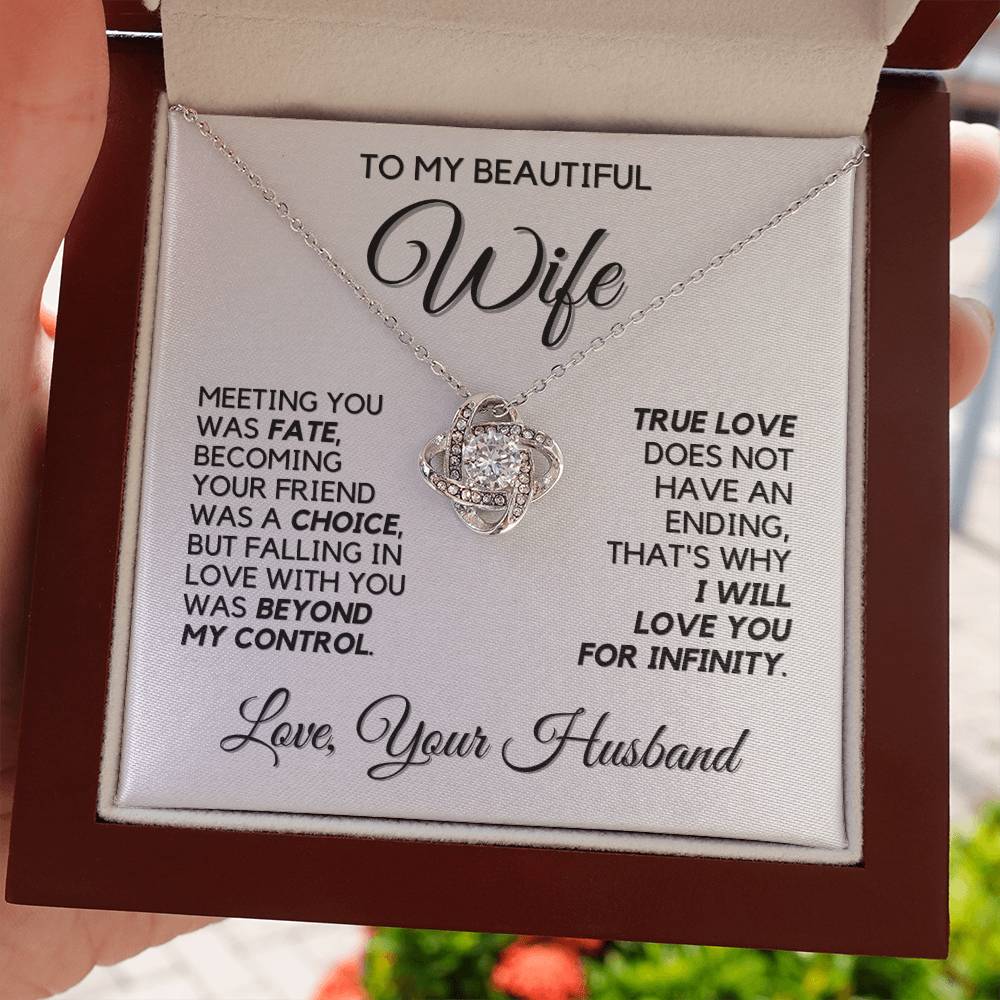 To My Wife - Infinite Love - Necklace