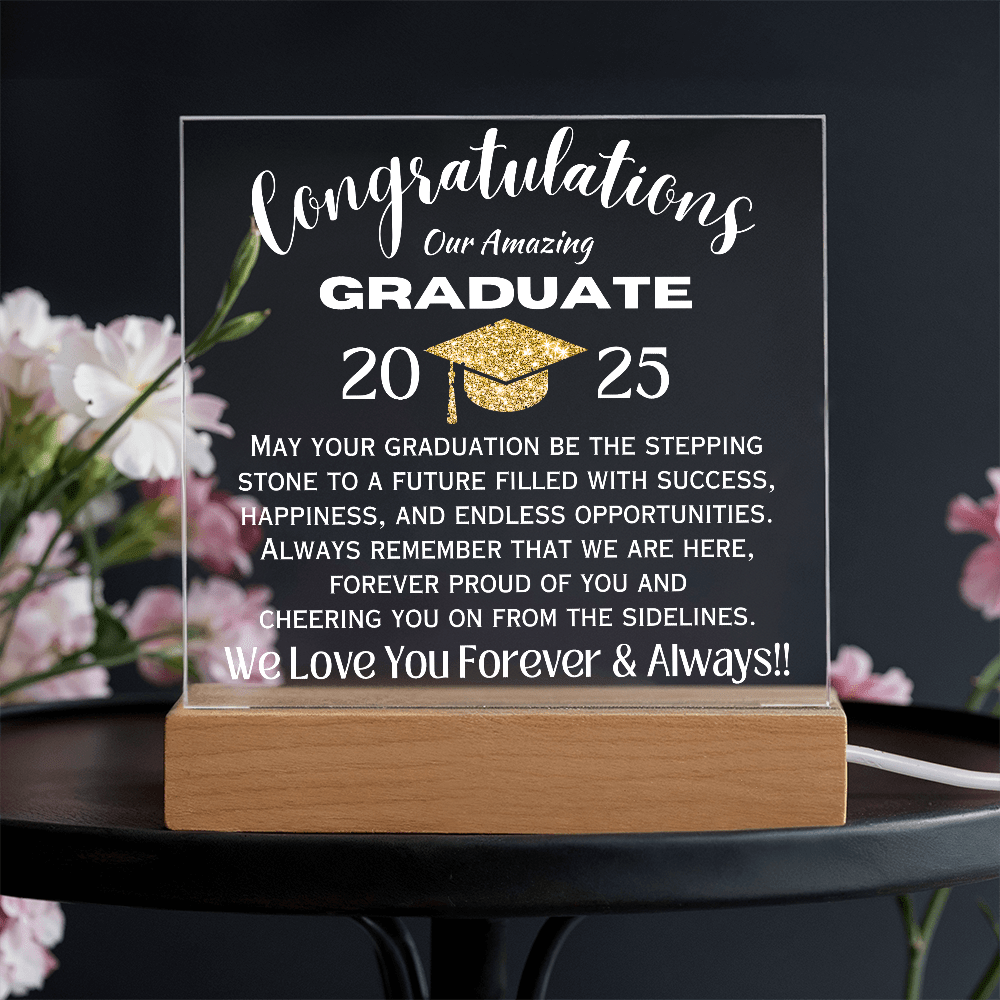 Our Amazing Graduate Acrylic Plaque 2025