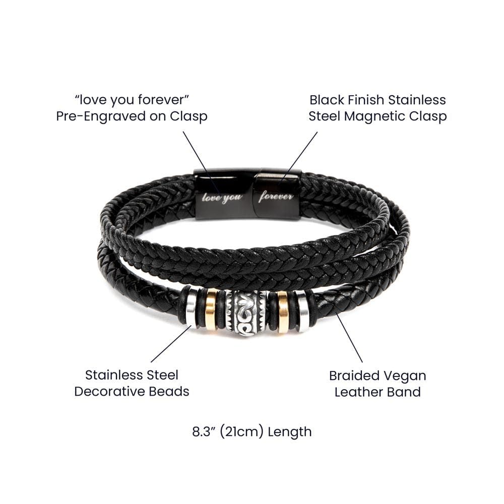 To My Amazing Son Graduation Men's Bracelet