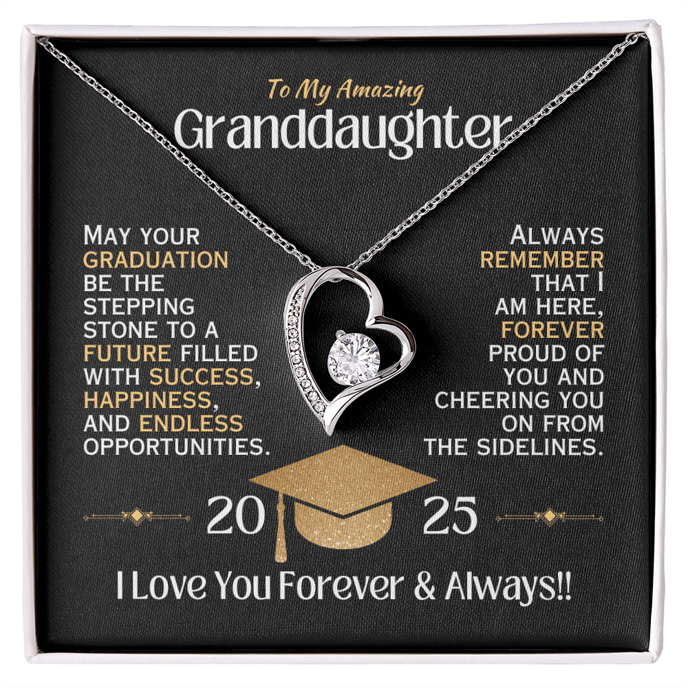 My Amazing Granddaughter - Graduation Necklace - 2025