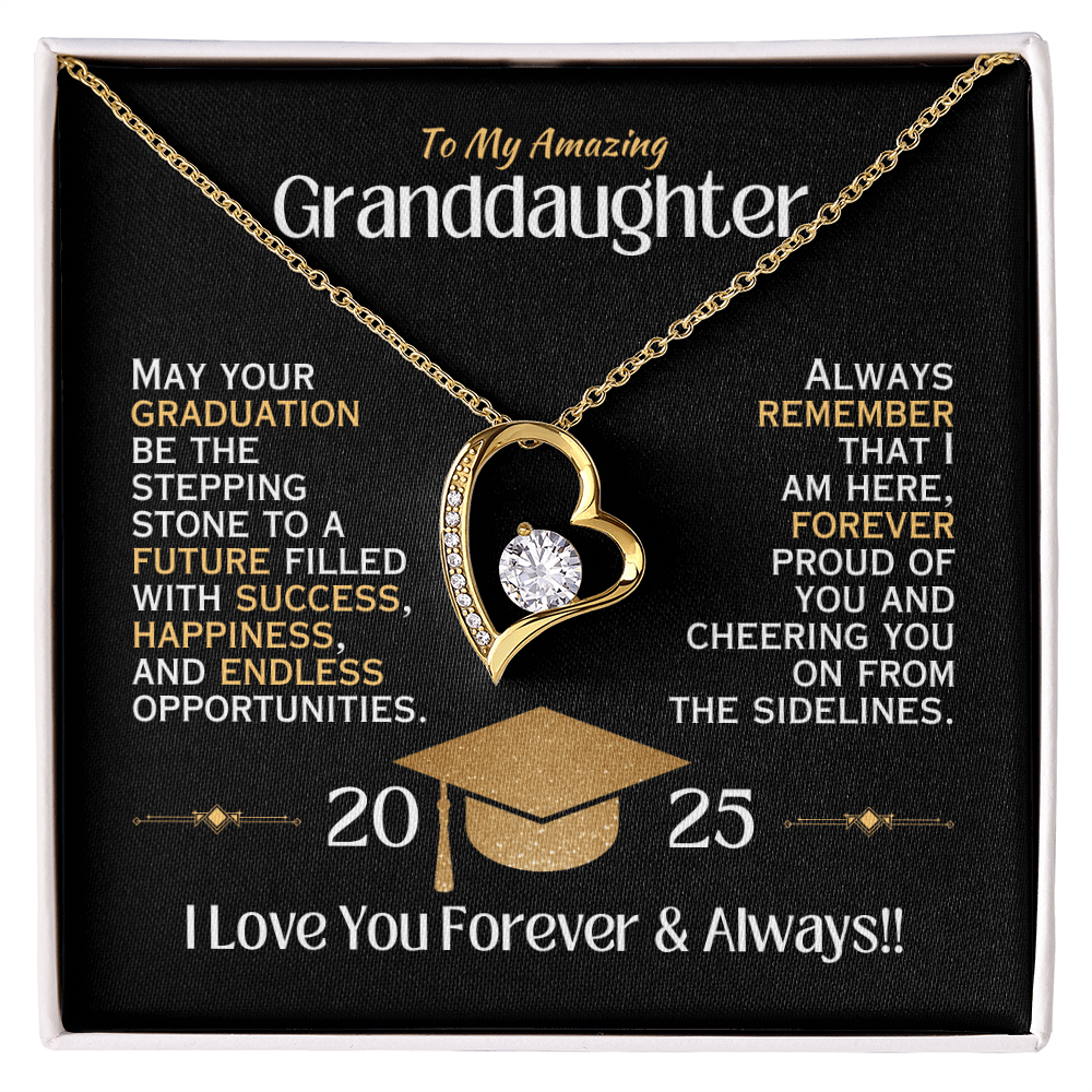 My Amazing Granddaughter - Graduation Necklace - 2025