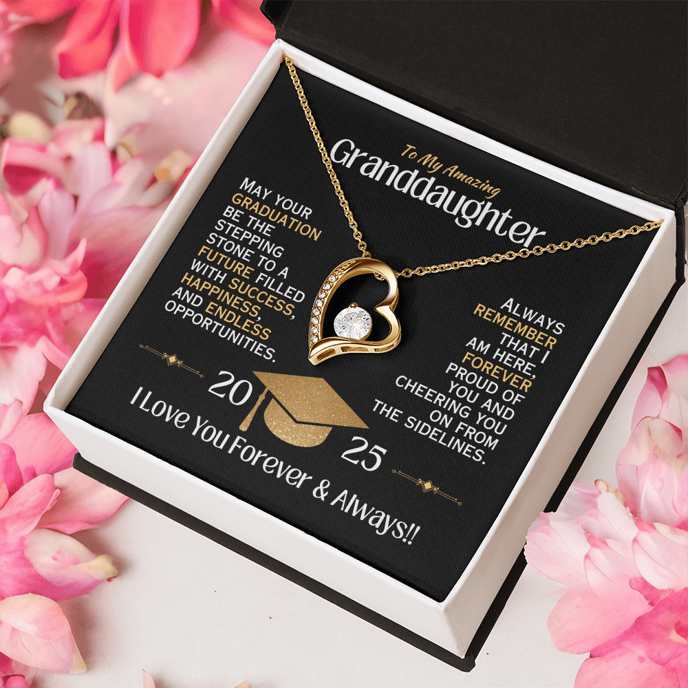 My Amazing Granddaughter - Graduation Necklace - 2025