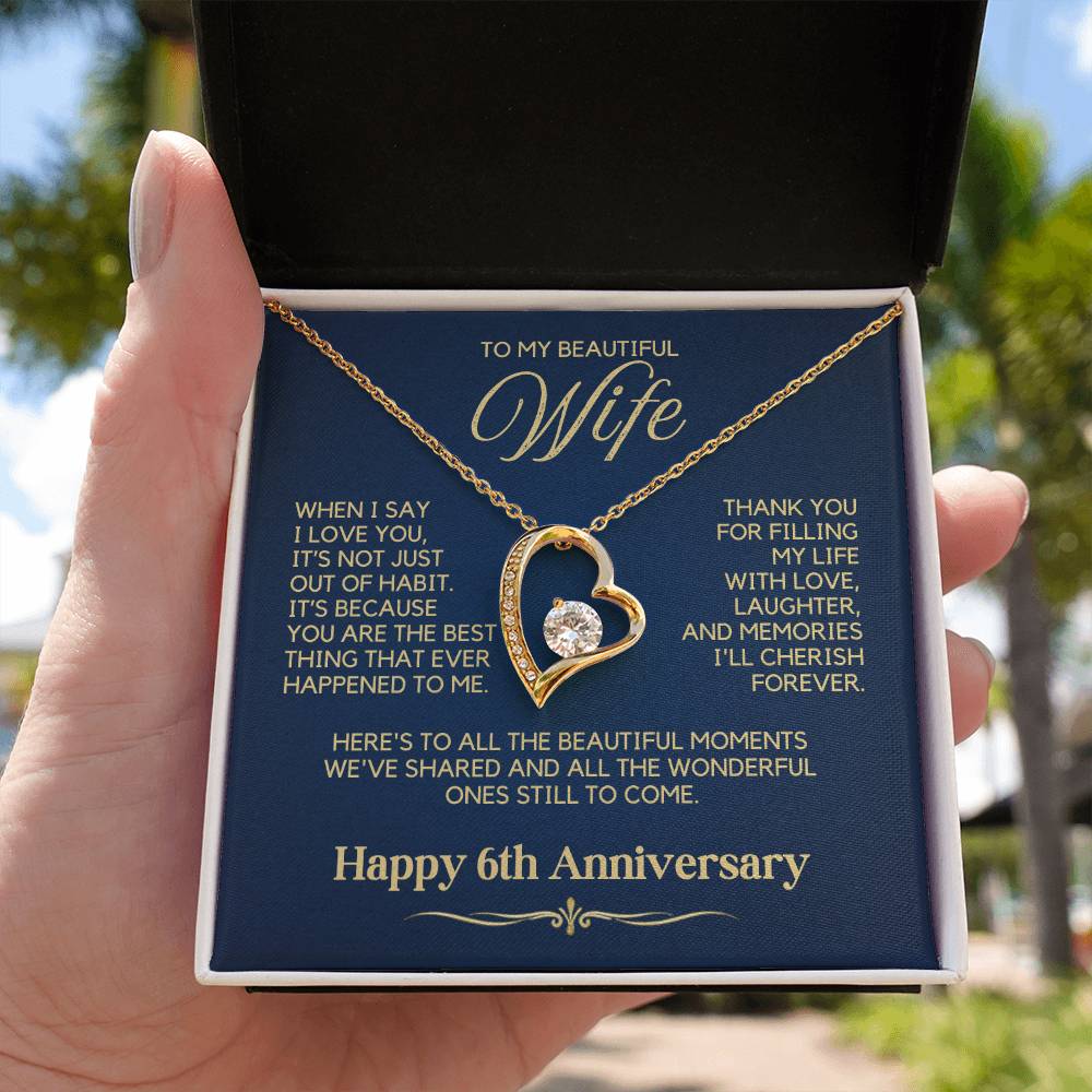6th Anniversary Necklace