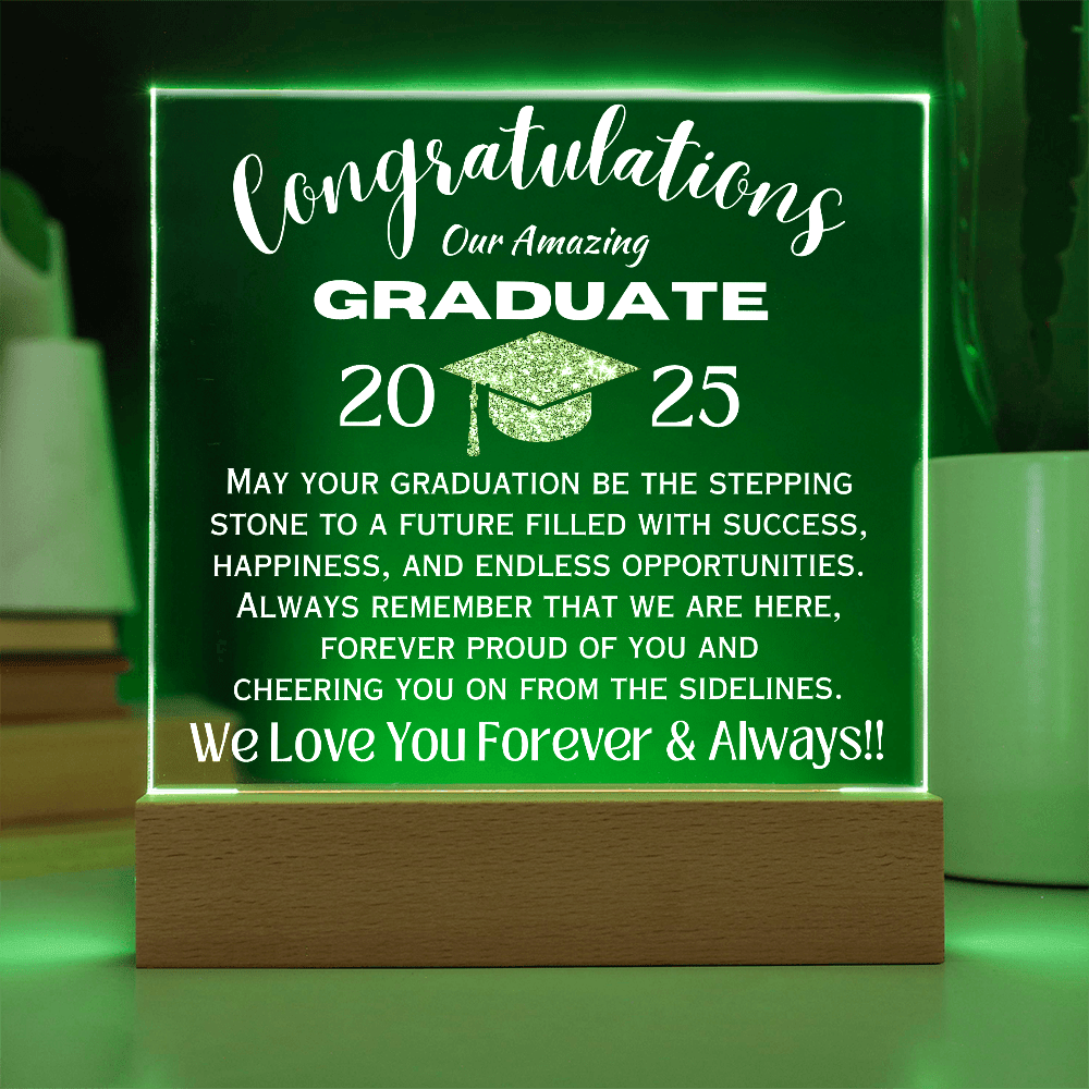 Our Amazing Graduate Acrylic Plaque 2025