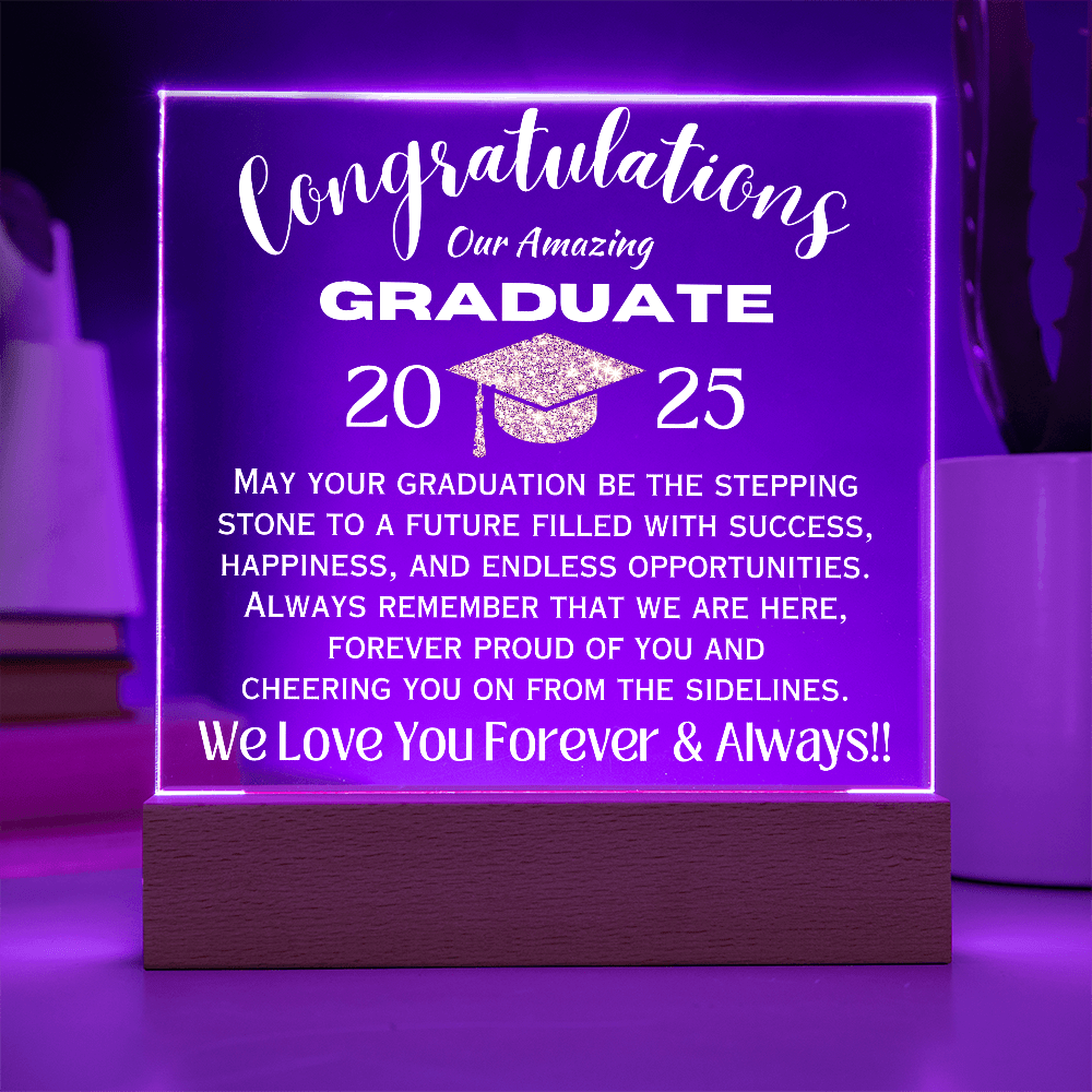 Our Amazing Graduate Acrylic Plaque 2025