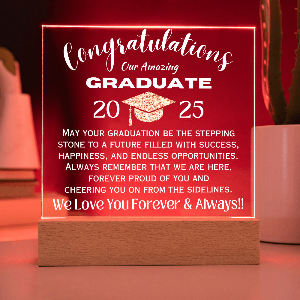 Our Amazing Graduate Acrylic Plaque 2025