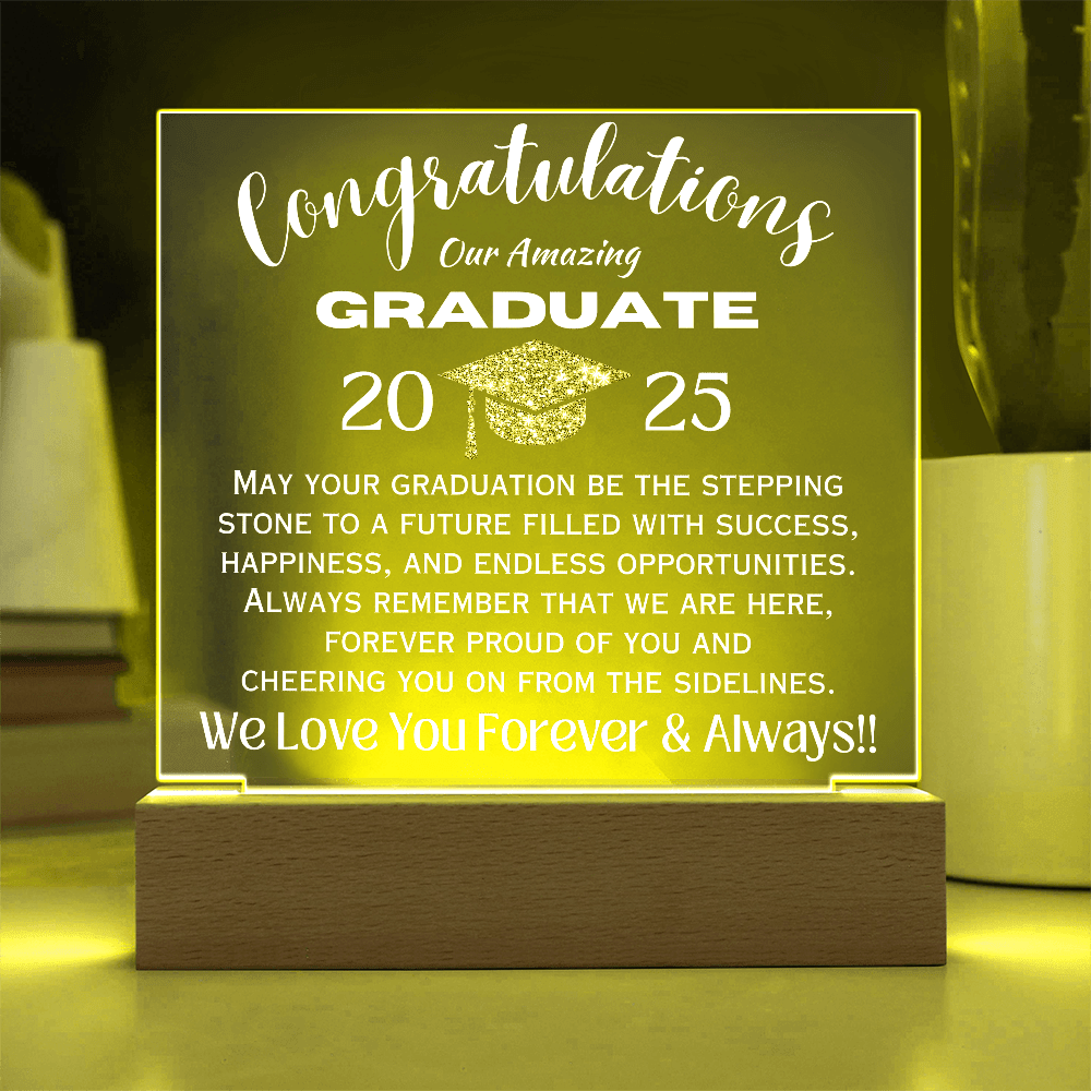 Our Amazing Graduate Acrylic Plaque 2025