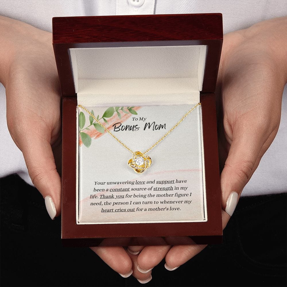 To My Bonus Mom - Thank You - Necklace