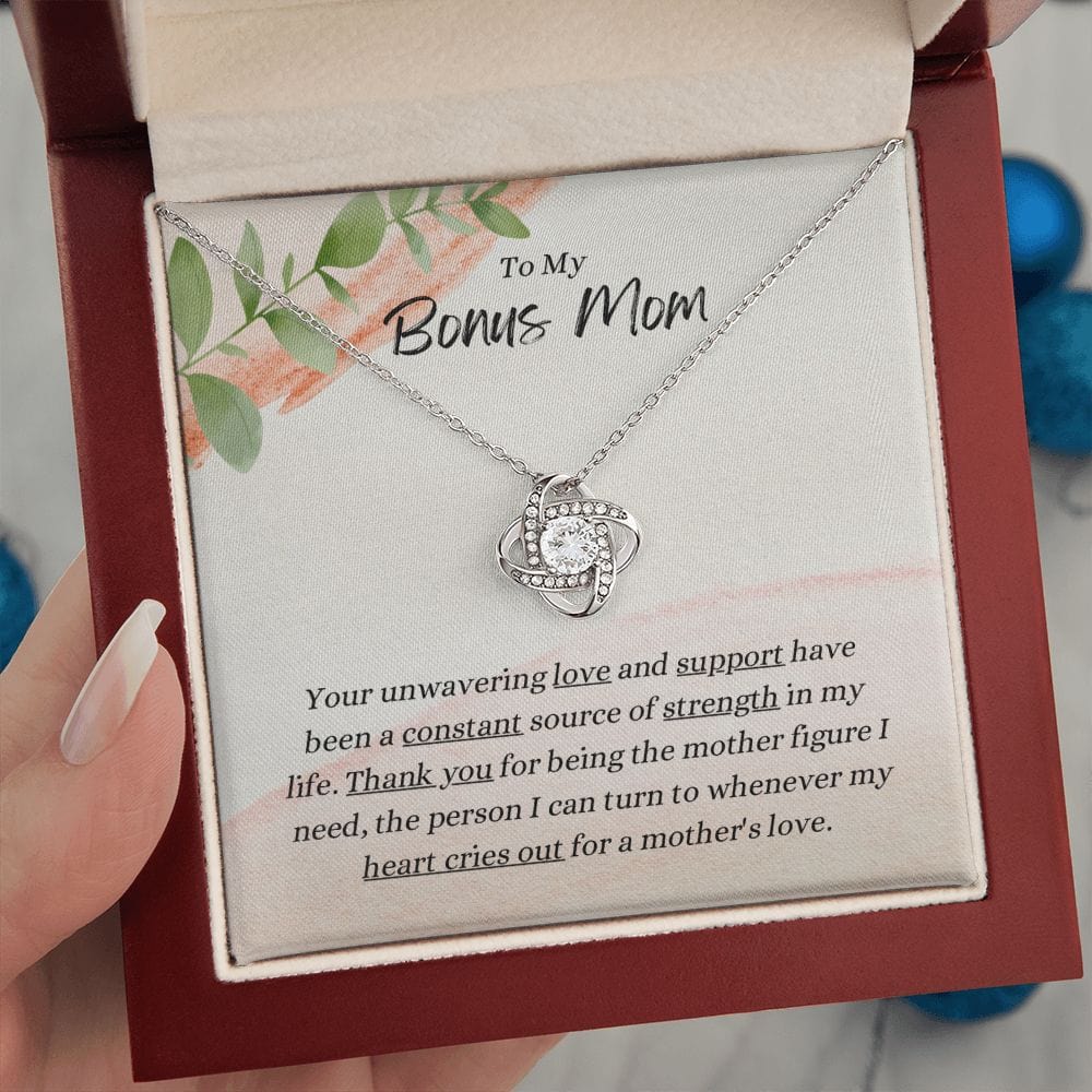 To My Bonus Mom - Thank You - Necklace