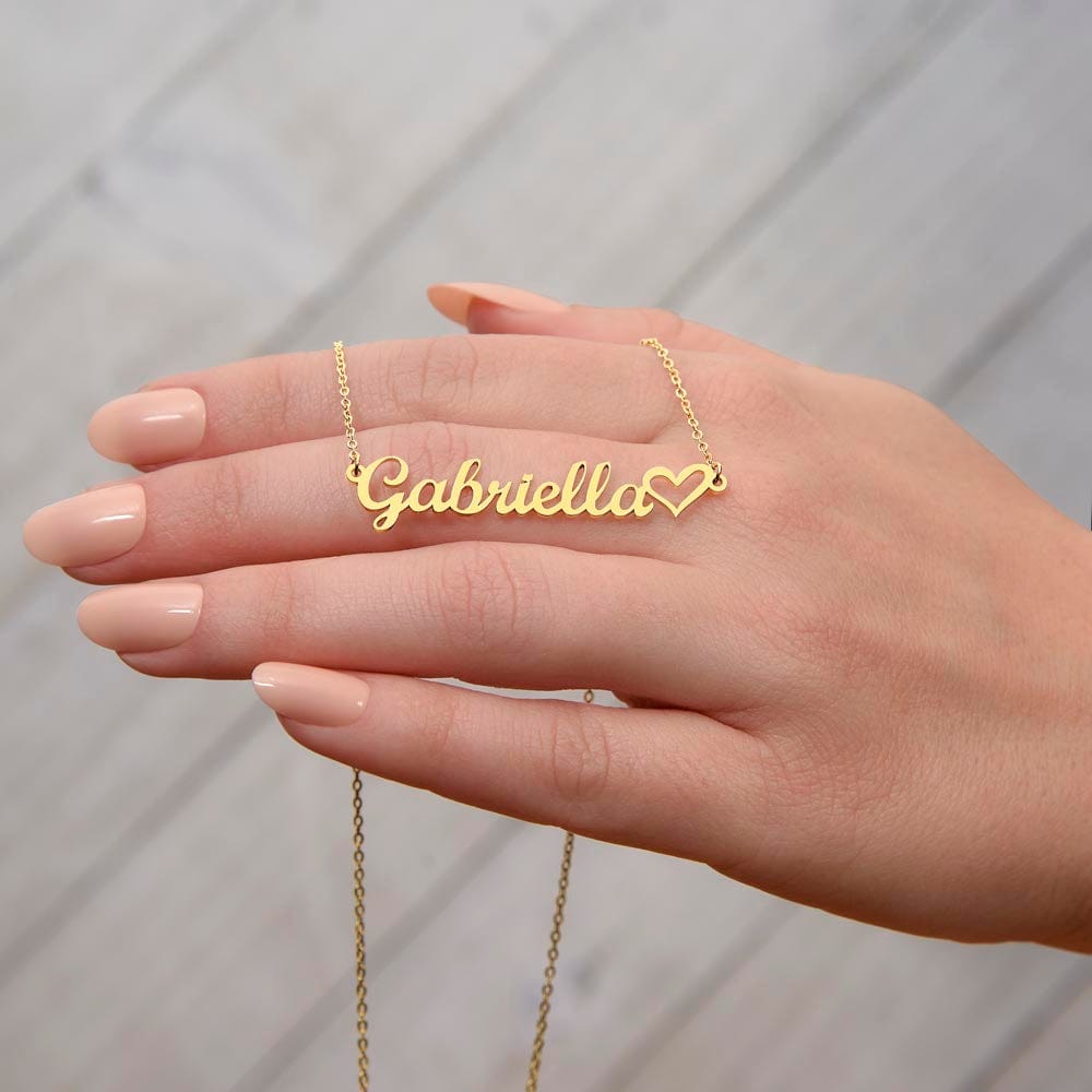 To My Daughter - Light of My Life - Name Necklace