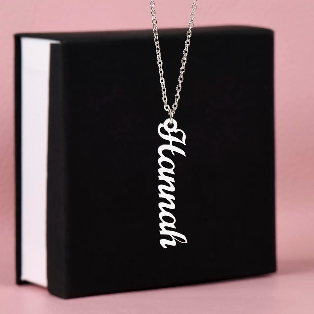To My Granddaughter - I'm So Proud of You - Name Necklace