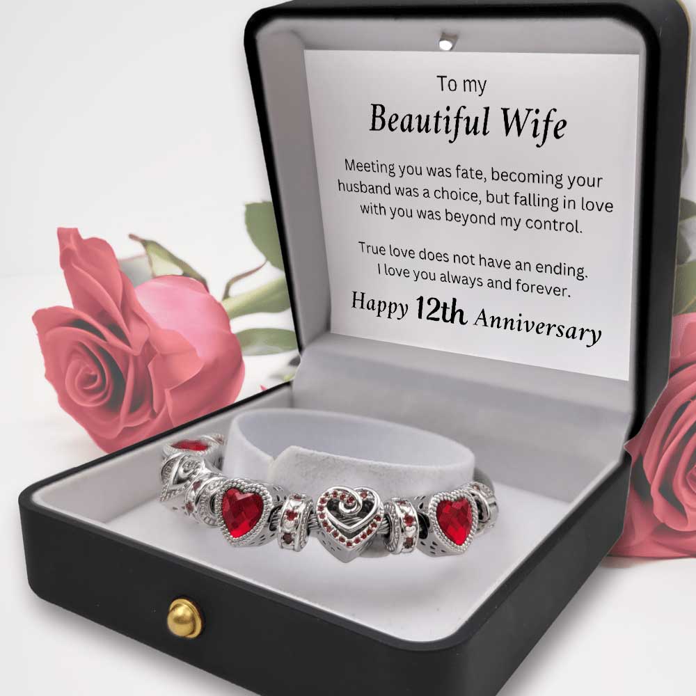 To my Wife - Anniversary Bracelet by Year