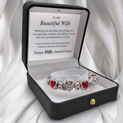 To my Wife - Anniversary Bracelet by Year