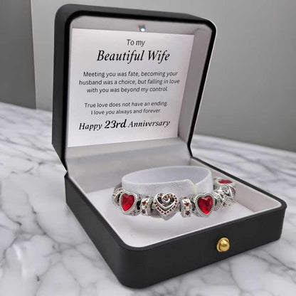 To my Wife - Anniversary Bracelet by Year