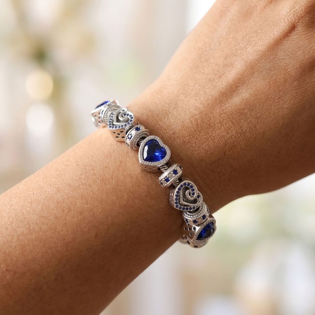 Happy Birthday September Birthstone Bracelet