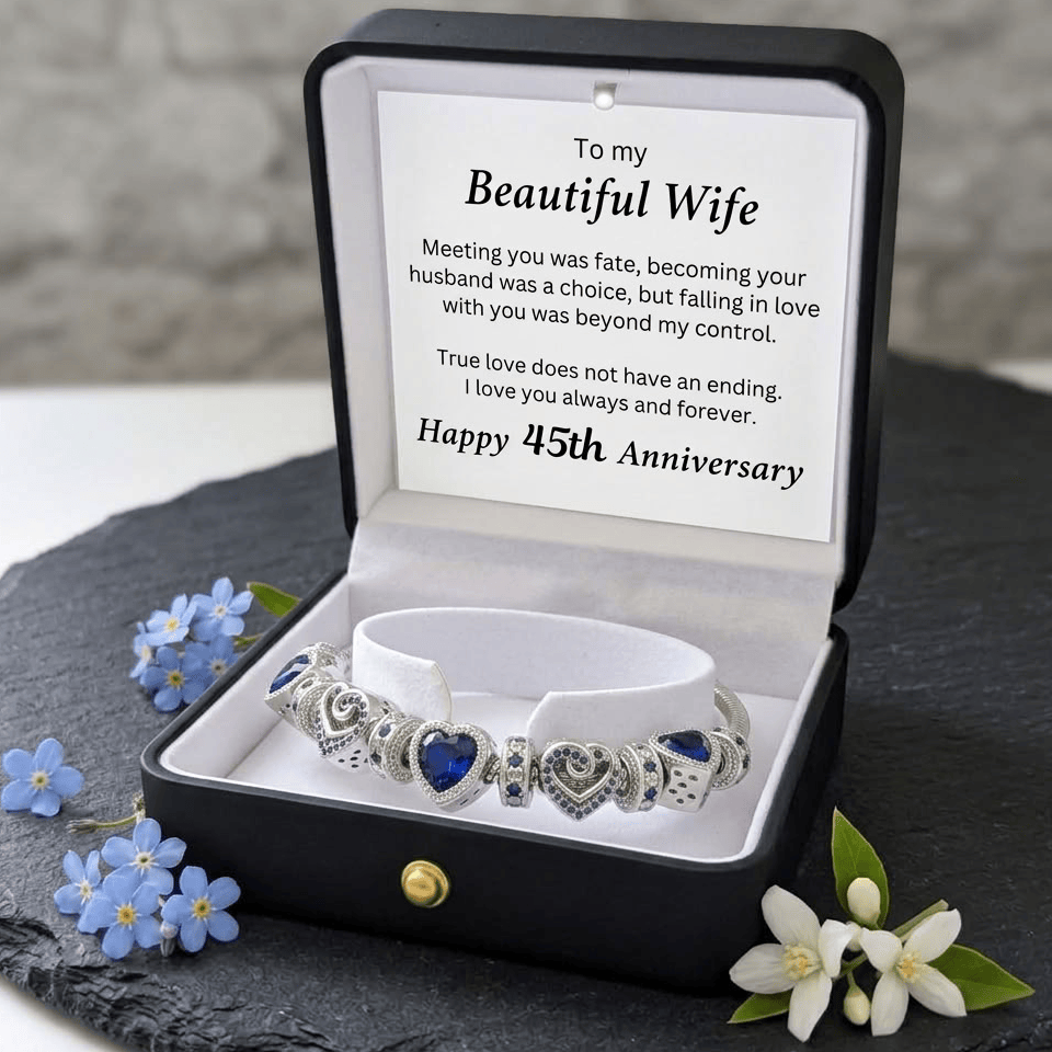 45th Anniversary Bracelet - Sapphire Blue