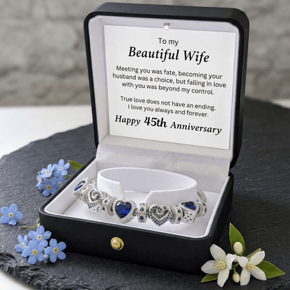 45th Anniversary Bracelet - Sapphire Blue