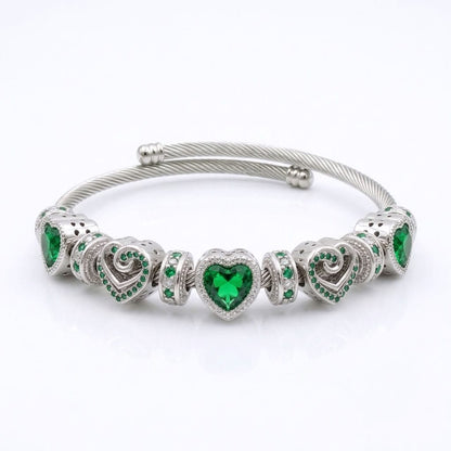 To My Wife - You Are The Best Thing Bracelet - Green
